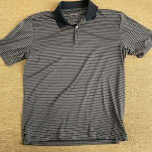 Walter Hagen Golf Performance 3-Color Stripe Polo Shirt